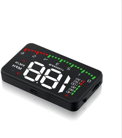 Digitales Instrument Head Up Display OBD2 RPM-Zähler und Tachometer für Dashboard-Platzierung