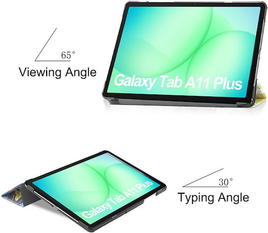 Flip Cover Sternenhimmel (Samsung Galaxy Tab A9 Plus / A11 Plus)