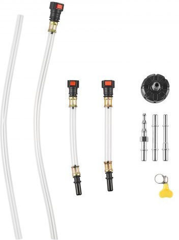 Vevor 1.5 L Fluid Extractor Manual Automotive Fluid Pump Extractor Oil Syringe Long Hose Extension Tubes Easy Oil Change Suction Pump Lawn Mowers Cars Ships Golf Carts Motorcycles