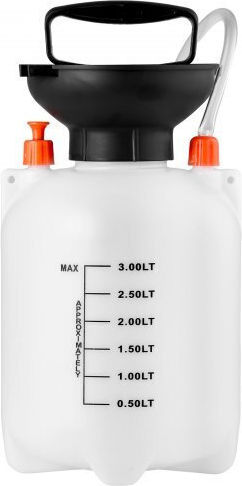 Vevor Transmission Fluid Pump 3 L Capacity Manual Fluid Transfer Pump 120 Cm Long Horse & Hdpe Tank Transmission Oil Pump Ptfe Tape Manual Automotive Oil Filling System