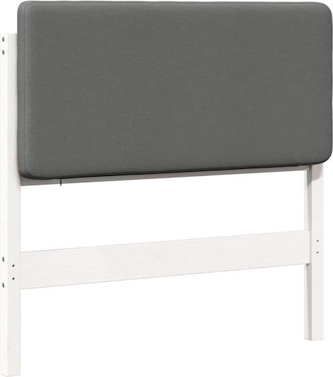 vidaXL Wooden Bed Headboard White 95.5x84.5cm