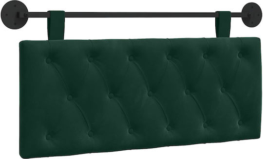 vidaXL Fabric Bed Headboard Cushion Green 110x55cm