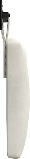 vidaXL Fabric Bed Headboard Cushion Beige 100x55cm