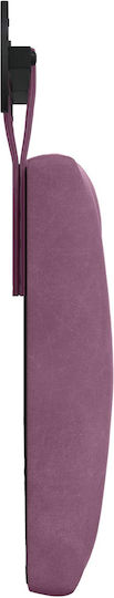 vidaXL Fabric Purple Bed Headboard Cushion 130x55cm
