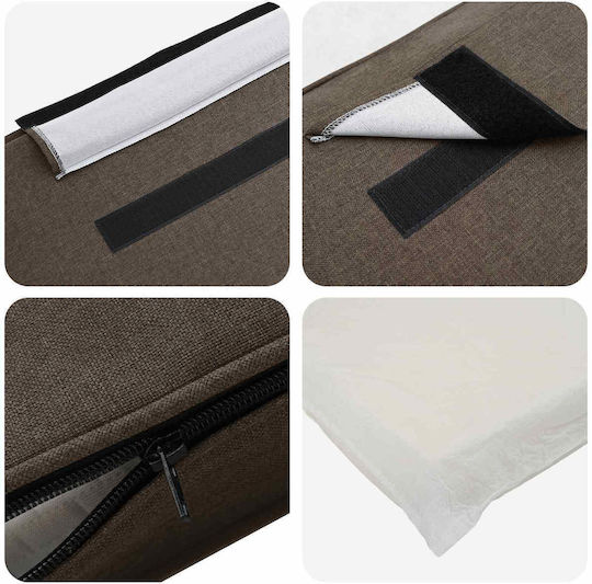 vidaXL Tăblie De Pat Din Lemn Maro 155.5x84.5cm