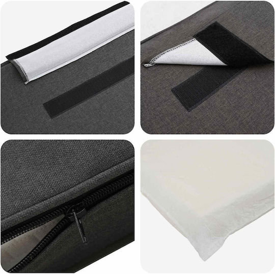 vidaXL Κεφαλάρι Κρεβατιού Ξύλινο Καφέ 140.5x84.5cm