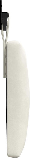 vidaXL Fabric Bed Headboard Pillow Beige 210x55cm