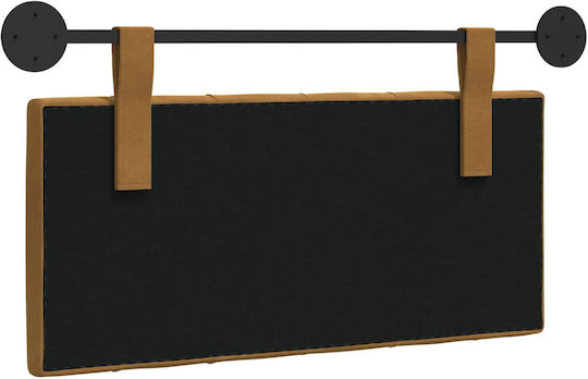 vidaXL Fabric Bed Headboard Cushion Brown 100x55cm