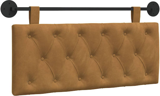 vidaXL Fabric Bed Headboard Cushion Brown 110x55cm