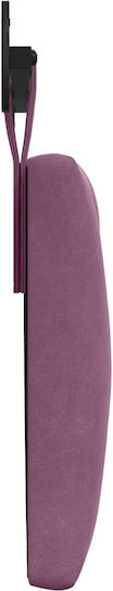 vidaXL Fabric Purple Bed Headboard Pillow 190x55cm
