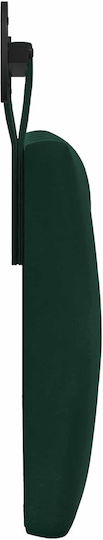 vidaXL Fabric Bed Headboard Cushion Green 90x55cm
