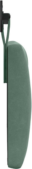 vidaXL Fabric Bed Headboard Cushion Green 100x55cm