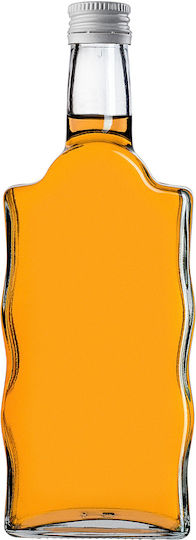 Glass Bottle Liqueur 500ml White Cap 1 Pc