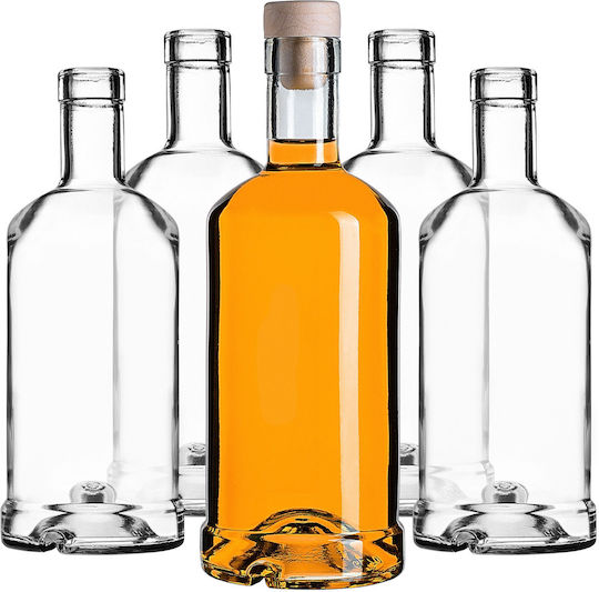 Sticlă Tadek 500 Ml 0.5l Vin Lichioruri Țuică Dop