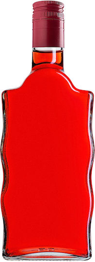 Glas 500ml Likörflasche Lange Rote Kappe 5 Stück
