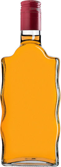 Glas 500ml Likörflasche Lange Rote Kappe 5 Stück