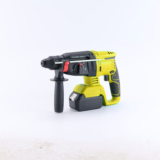Andowl Q-1978B Battery Tool Set Angle Grinder Drill Driver Impact Wrench & Rotary Hammer with 2 Batteries and Case