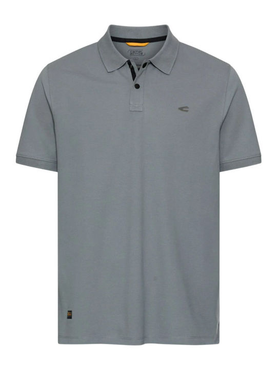 Polo Kurzarm Graue Bluse