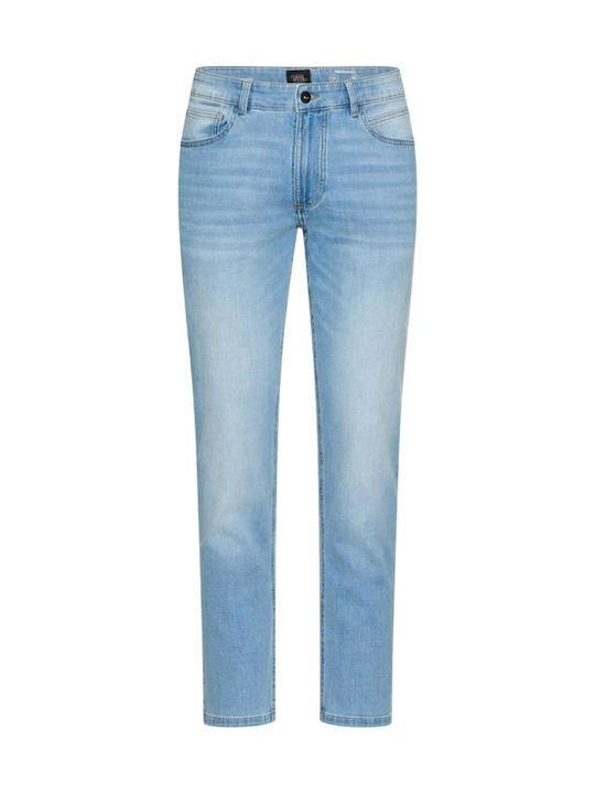 Men's Jeans Pants Elastic Blue
