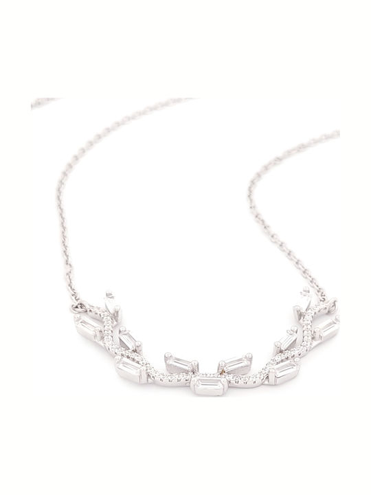 Silver Union Silber Halskette mit Zirkon