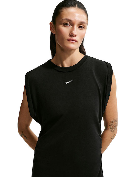 Dress with Tearing Black