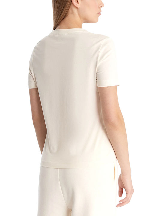 Guess Damen T-shirt Creme