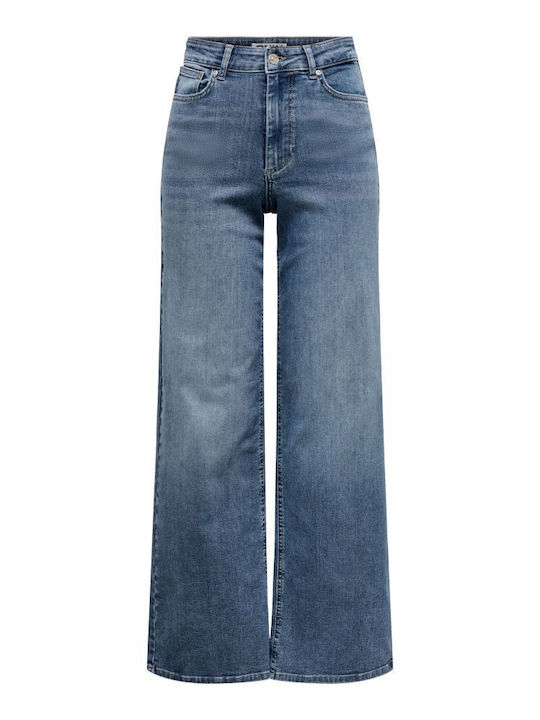 Madison Hoch tailliert Damenjeans in Lockerer Passform Blue
