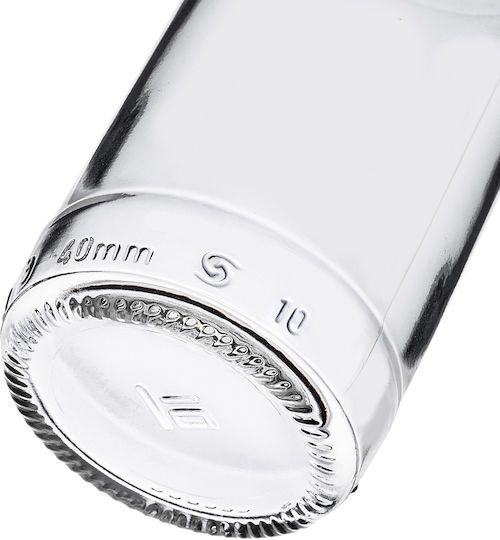 Glass Bottle 200ml Long Golden Cap 10 Pcs