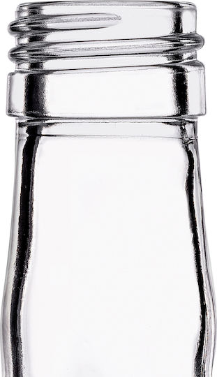 Glas Wein-/Getränkeflaschen 200ml Lange Schwarze Kappe 10 Stück