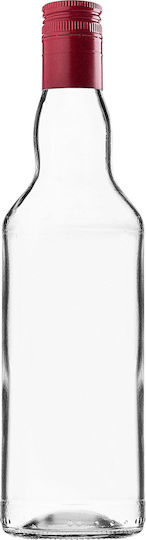Glass Bottle 500ml Long Red Cap 1 Pc