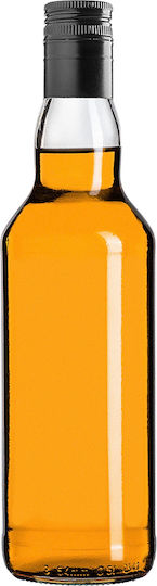 Glass Bottle 500ml Long Black Cap 1 Pc