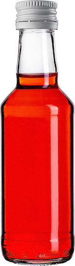 Glass Bottle 200ml White Cap 10 Pcs