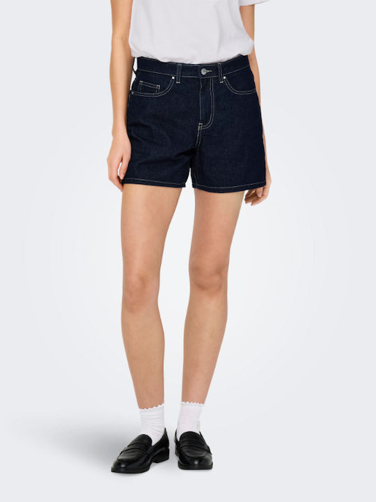 Pantaloni Scurți Denim Pentru Femei Albastru Marin