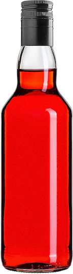 Kadax Glasflasche 500ml Lange Schwarze Kappe 10 Stück