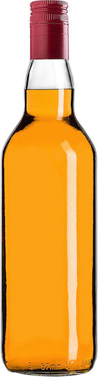 Kadax Glasflasche 700ml Lange Rote Kappe 5 Stück