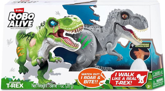 Zuru T-Rex Electronic Robotic Game For 3+ Years Attacking T-Rex Grey