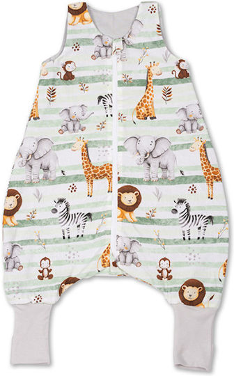 Kidizi Sac De Dormit De Vară Cu Picioare 0.5 Tog Safari Verde