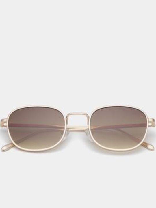 A.Kjaerbede Gold Sunglasses With Metallic Frame A.Kjaerbede Gold Sunglasses With Metallic Frame