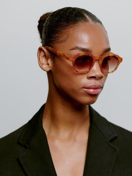 A.Kjaerbede Unisex Sunglasses with Brown Frame KL2318-012