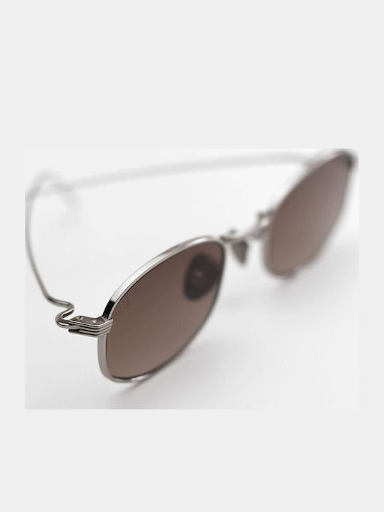Akila Women’s Sunglasses With Silver Metallic Frame And Mirror Lens ICON-1