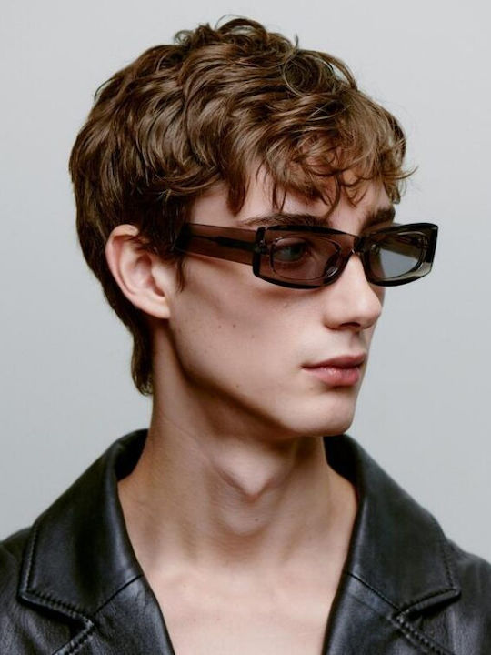 A.Kjaerbede Unisex Sunglasses With Gray Frame And Gray Lens KL2502-004