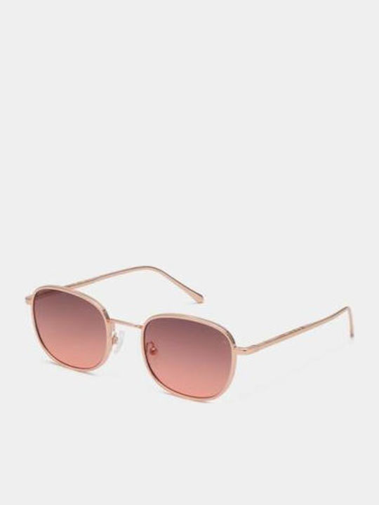 A.Kjaerbede Unisex Sunglasses With Pink Frame And Pink Lens KL2505-007