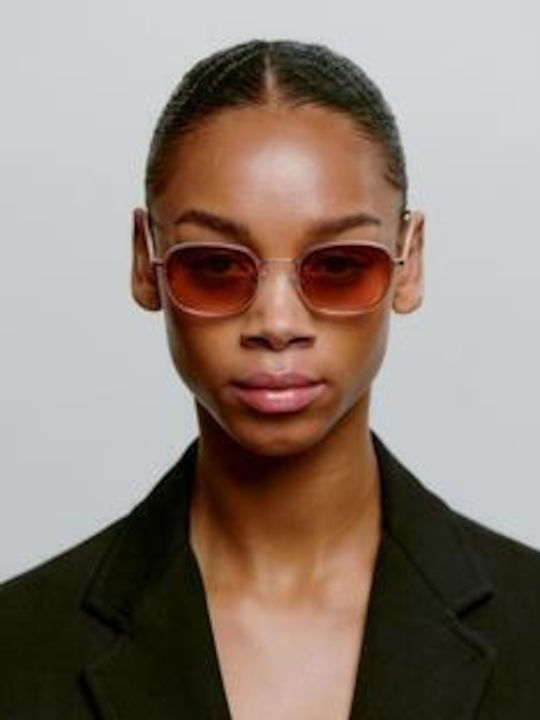 A.Kjaerbede Unisex Sunglasses With Pink Frame And Pink Lens KL2505-007