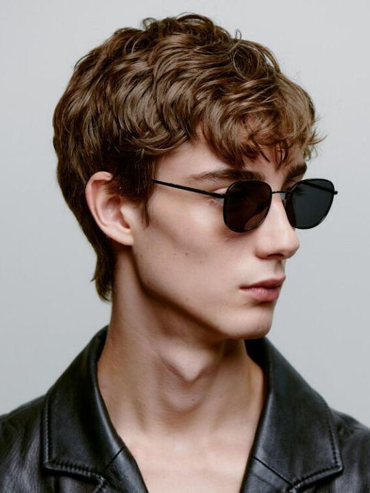 A.Kjaerbede Unisex Sunglasses With Black Frame And Black Lens KL2505-002