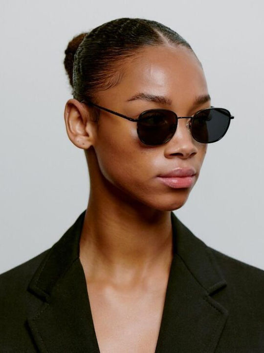A.Kjaerbede Unisex Sunglasses With Black Frame And Black Lens KL2505-002