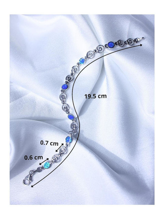 Damen Armband aus Silber 19,5cm