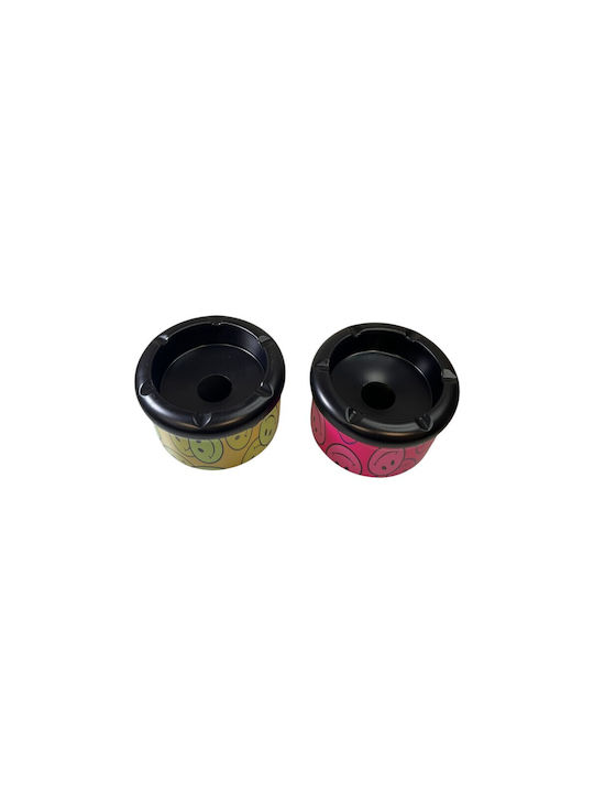 Atomic Ashtray Tin Smiley 8cm