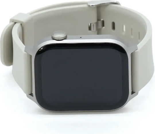 Kiano Watch GO με Παλμογράφο (Μπεζ)