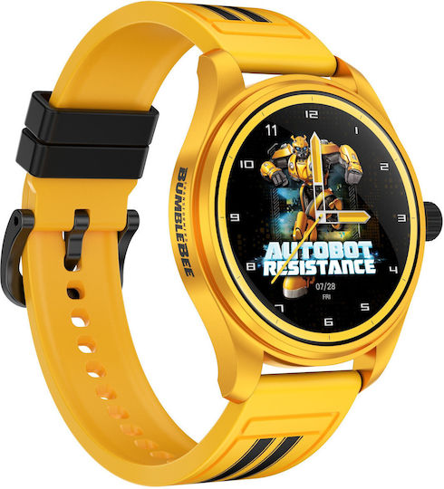MaxCom Transformers TF20 Смарт Часовник с Пулсомер Жълт