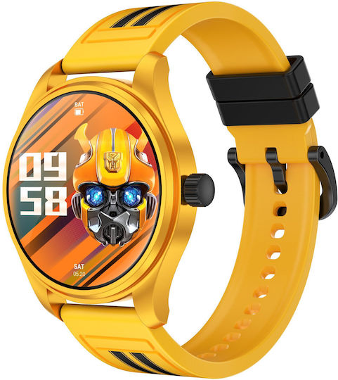 MaxCom Transformers TF20 Смарт Часовник с Пулсомер Жълт